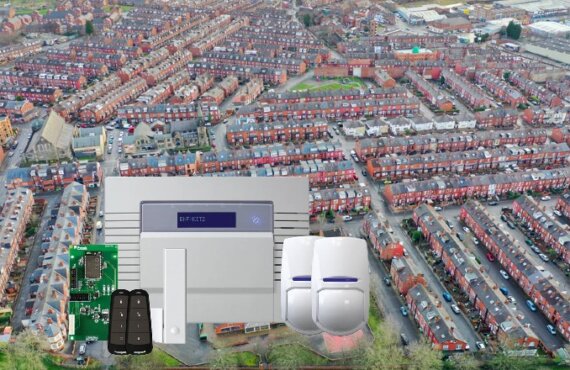 Burglar Alarms for Terraced Homes in Keighley