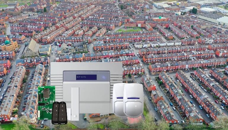 Burglar Alarms for Terraced Homes in Keighley